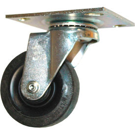 Specialmade Goods/Srvces FG1005L40000 Rubbermaid® 3 1/2" Swivel Plate Caster with Hardware image.