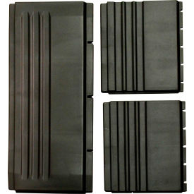 Specialmade Goods/Srvces FG4093L1BLA Rubbermaid® Side & Back Panel Kit, Black image.