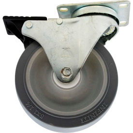 Specialmade Goods/Srvces FG4532L20000 Rubbermaid® 5" Heavy Duty Swivel Caster for Rubbermaid® Trademaster® Carts image.