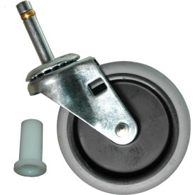 Specialmade Goods/Srvces FG6173L10000 Rubbermaid® 4" Swivel Stem Caster with Insert for Janitor Cart 2000 image.