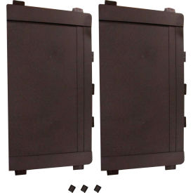 Specialmade Goods/Srvces FG6189L2BLA Rubbermaid® Back Panel Kit for Rubbermaid® Full Size Housekeeping Carts image.
