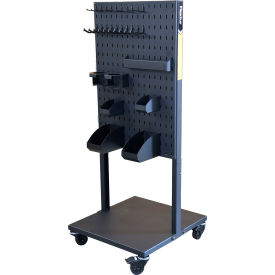 Flextur 54" Mobile Tool Cart Black 