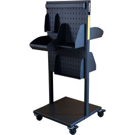 Flextur Mobile PPE Cart Black 