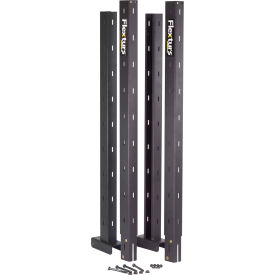 Flextur Mobile Tool Board Post 38"W x 73"H Black Pack of 2 