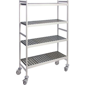 Fermod® Mobile Shelving Starter Unit 4 Shelves 64"L x 22"W x 71"H 