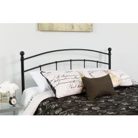 Global Industrial HG-HB1706-T-GG Flash Furniture Woodstock Decorative Twin Size Headboard - Metal - Black image.