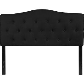 Global Industrial HG-HB1708-F-BK-GG Flash Furniture Cambridge Tufted Upholstered Size Headboard in Black, Full image.