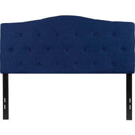 Global Industrial HG-HB1708-F-N-GG Flash Furniture Cambridge Tufted Upholstered Size Headboard in Navy, Full image.