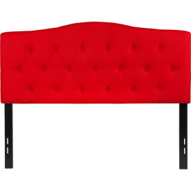 Global Industrial HG-HB1708-F-R-GG Flash Furniture Cambridge Tufted Upholstered Size Headboard in Red, Full image.