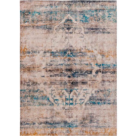 Global Industrial RC-RG19-016-810-GG Flash Furniture Artisan Old English Style Traditional Rug - 8 x 10 - Blue image.