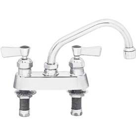 Fisher Manufacturing Co. 3510 Fisher 3510, 4" Centers Deck Faucet W/6" Swing Spout, Polished Chrome image.