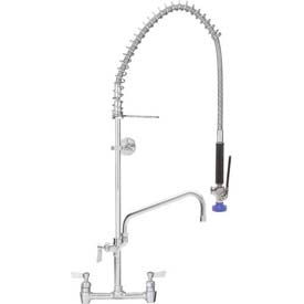 Fisher Manufacturing Co. 48887 Fisher 48887, 8" Centers Backsplash Pre-Rinse W/6" Add On Faucet, Polished Chrome image.