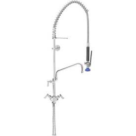 Fisher Manufacturing Co. 53058 Fisher 53058, Single Deck Dual Control Pre-Rinse W/12" Add On Faucet, Stainless Steel image.