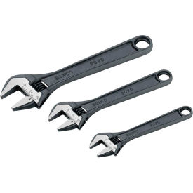 3 Piece Adjustable Wrench, 6"-10" Long, 3PC Set view 2
