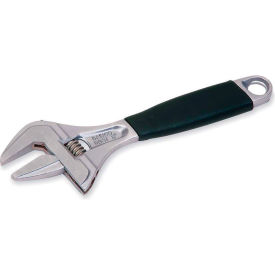 90-S Extra-Wide Adjustable Wrench with Chrome Finish, 8" Long view 2