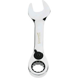 Williams® 10" 12-Point Stubby Combination Wrench Standard Ratcheting Chrome 