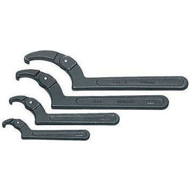 Adjustable Hook Fire Hose Spanner Wrench For 4-1/2 to 6-1/4" Span Dia. view 2