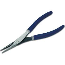 Williams® High Leverage Chain Nose Plier Plastic Dipped Handle 8"L Blue 