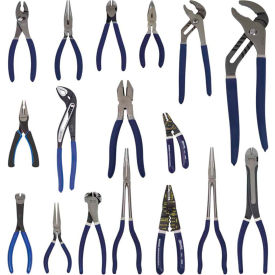 17 Piece Combination Plier Set with Double Dipped Plastic Handle view 2