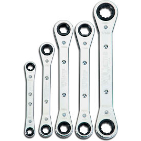 Williams® Ratcheting Box Wrench Set 6 & 12 Points 1/4" x 5/16" to 3/4" x 7/8" Opening 