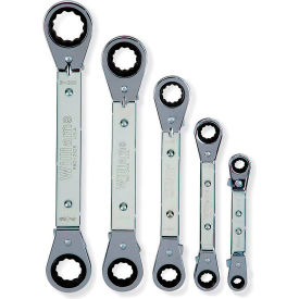 Williams® 25° Reversible Offset Ratcheting Box Wrench Set12 Pts 1/4" to 11/16" Opening 