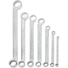 Williams® Double Head 10° Offset Box End Wrench Set 12 Points 3/8" to 1" Opening 