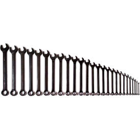 26 Piece 5/16" to 2" 12-Point Combination Wrench Set, Black view 2