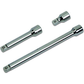 1/2" Drive 3 Piece Extension Set, 2", 5", 10"L, Chrome view 2