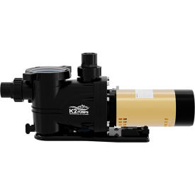 K2 Pool Pump, Two Speed, 1HP, 230V view 2