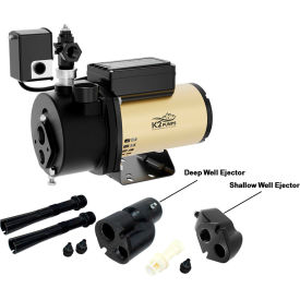 3/4 HP Cast Iron Convertible Jet Pump w/Multi-Function Diagnostic Capabilities view 2