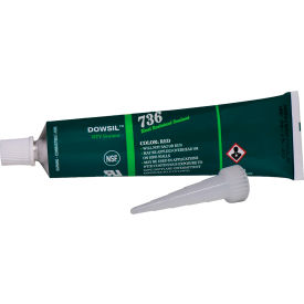 736 Heat Resistant Silicone Sealant, 90 ml Tube, Red view 2