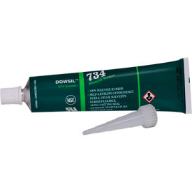 734 Flowable Adhesive Silicone Sealant, 90 ml Tube, Clear view 2