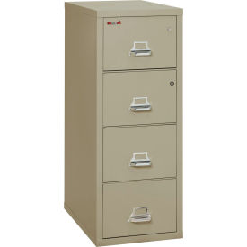 Fire King 4-2131-CPESF Fireking Fireproof 4 Drawer Vertical Safe-In-File Legal 20-13/16"Wx31-9/16"Dx52-3/4"H Pewter image.