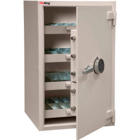 FIRE KING SECURITY PRODUCTS B3521WD-FK1 Cennox Pharmacy Safe B3521WD-FK1 21-3/4"W x 22"D x 35"H Electronic Lock 7.29 Cu. Ft. White image.