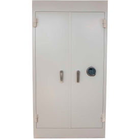 FIRE KING SECURITY PRODUCTS B6032-FK1 Cennox Retail Inventory Control Safe B6032-FK1 32 x 16 x 60 Electronic Lock 13.88 Cu. Ft. White image.
