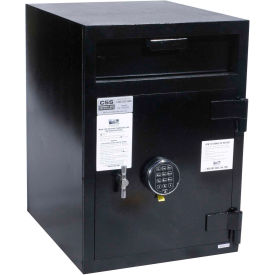 FIRE KING SECURITY PRODUCTS MB2720ICHS2SG40 Cennox Mail Box Drop Safe MB2720ICHS2SG40 19"W x 22"D x 27"H Electronic Lock - 3.57 Cu. Ft. Black image.