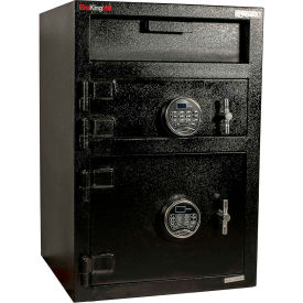 FIRE KING SECURITY PRODUCTS MB3020-FK1 Cennox Mail Box Drop Safe MB3020-FK1 20"W x 20"D x 30"H Electronic Lock 1.35 Cu. Ft. Black image.