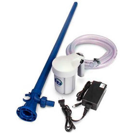 Finish Thompson DEFP044 40"" Drum Pump Kit - PolyPro Pump Tube - 316SS Shaft - Rechargeable Motor