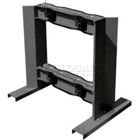 Justrite Safety Group 35296 Floor Stand, 32"W x 23"D x 30"H, 4 Cylinder Capacity image.