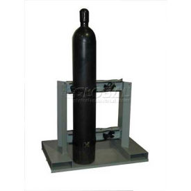 Justrite Safety Group 35230 Forklift Portable Stand, 24"W x 36-1/2"D x 31-1/2"H, 4 Cylinder Capacity image.