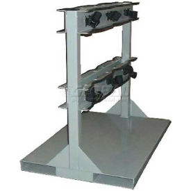 Justrite Safety Group 35234 Forklift Pallet Stand, 24"W x 36"D x 32"H, 6 Cylinder Capacity image.