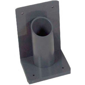 JUSTRITE SAFETY GROUP 35318 Laboratory Size Single Bottle Holder, Wall/Bench Mount, 5"W x 4"D x 7-1/2"H image.