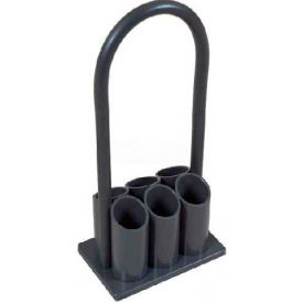JUSTRITE SAFETY GROUP 35322 Laboratory Size Six Bottle Carrier, 9"W x 6"D x 19"H image.