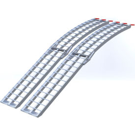 Aluminum Folding Ramp Pair, 1500 lb Capacity, 96"L x 12"W view 2