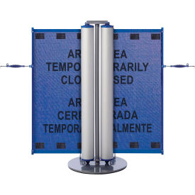 ZonePro® Dual Mobile Stand Mesh PrePrinted Blue 
