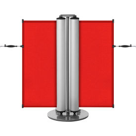 ZonePro® Dual Mobile Stand Mesh No Print Red 