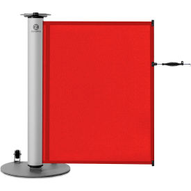 ZonePro® Single Mobile Stand Mesh No Print Red 