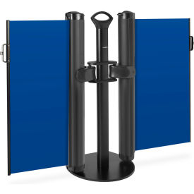 Plus Dual Mobile Stand, Flush Mount Latch, Blank Blue view 2