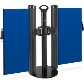 Plus Dual Mobile Stand, Industrial Hook, Blank Blue view 2