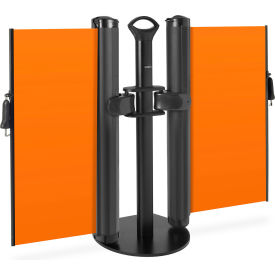 Plus Dual Mobile Stand, Industrial Hook, Blank Orange view 2